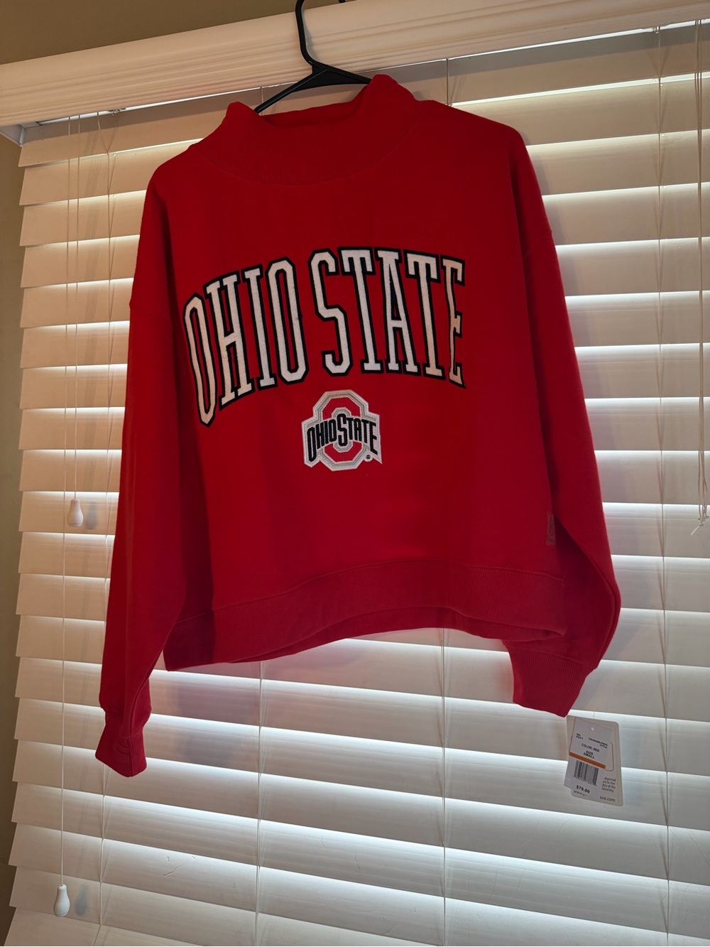 Pressbox Ohio State Red Crewneck Sweatshirt